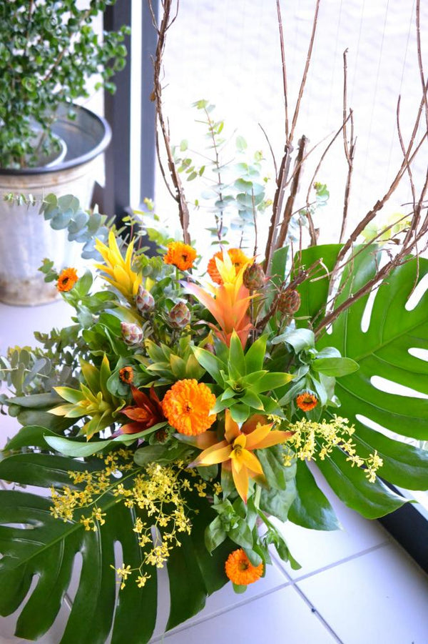 豪華　アレンジメント　トロピカル