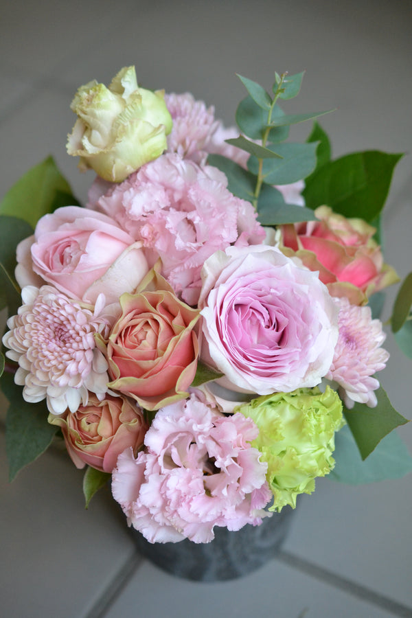 バラ アレンジメント ライトピンク