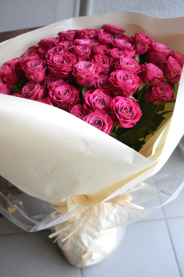 バラ 花束 ピンク