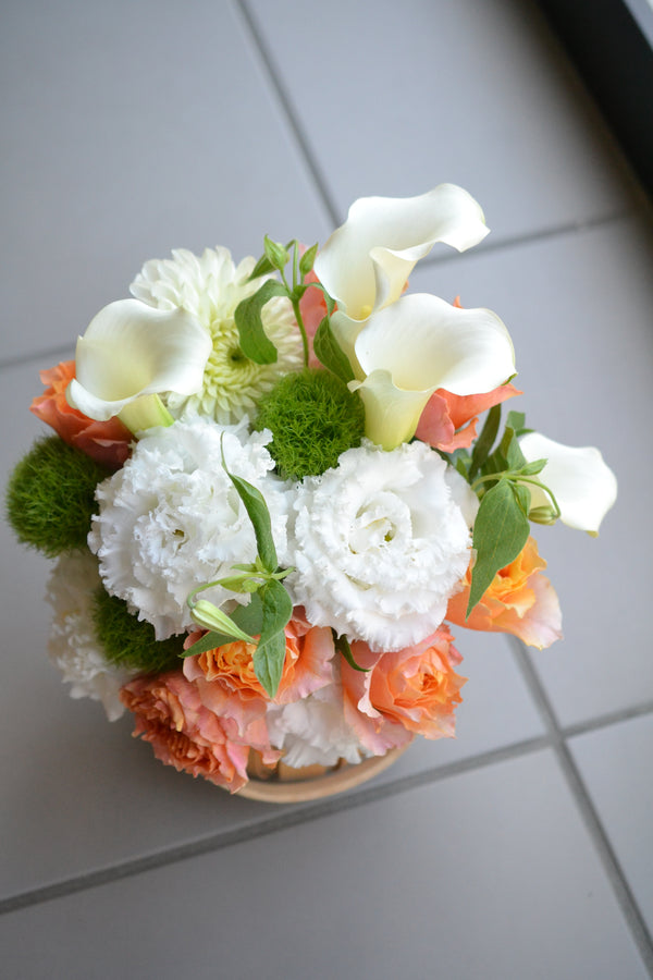 カラー アレンジメント オレンジミックス