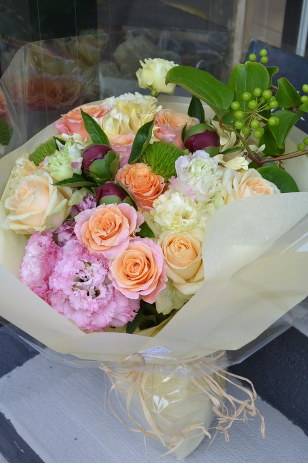 ミックス 花束 パステルカラー