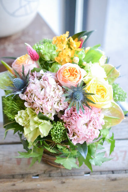 バラ アレンジメント ミックスカラー